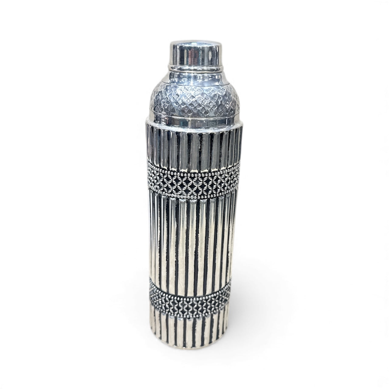 Pure Silver Nakshi Bottle – Handcrafted 92.5 Sterling Silver Water Bottle | Traditional Engraved Silverware