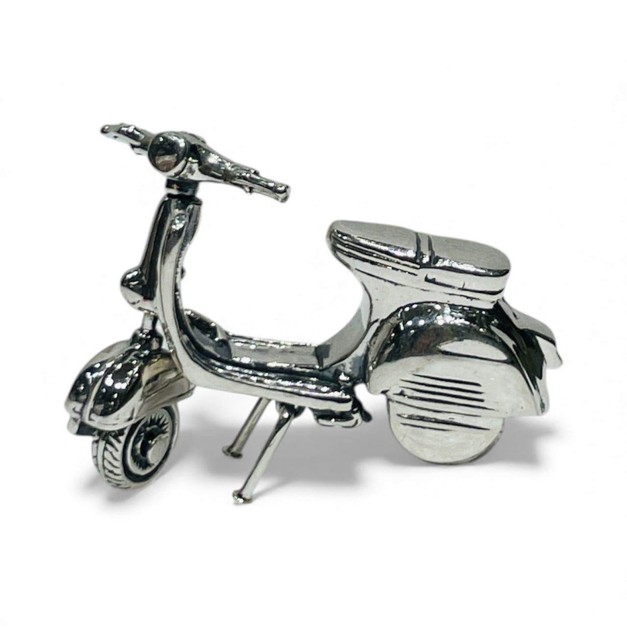 Pure Silver Scooter Miniature | 92.5 Sterling Silver Handcrafted Collectible