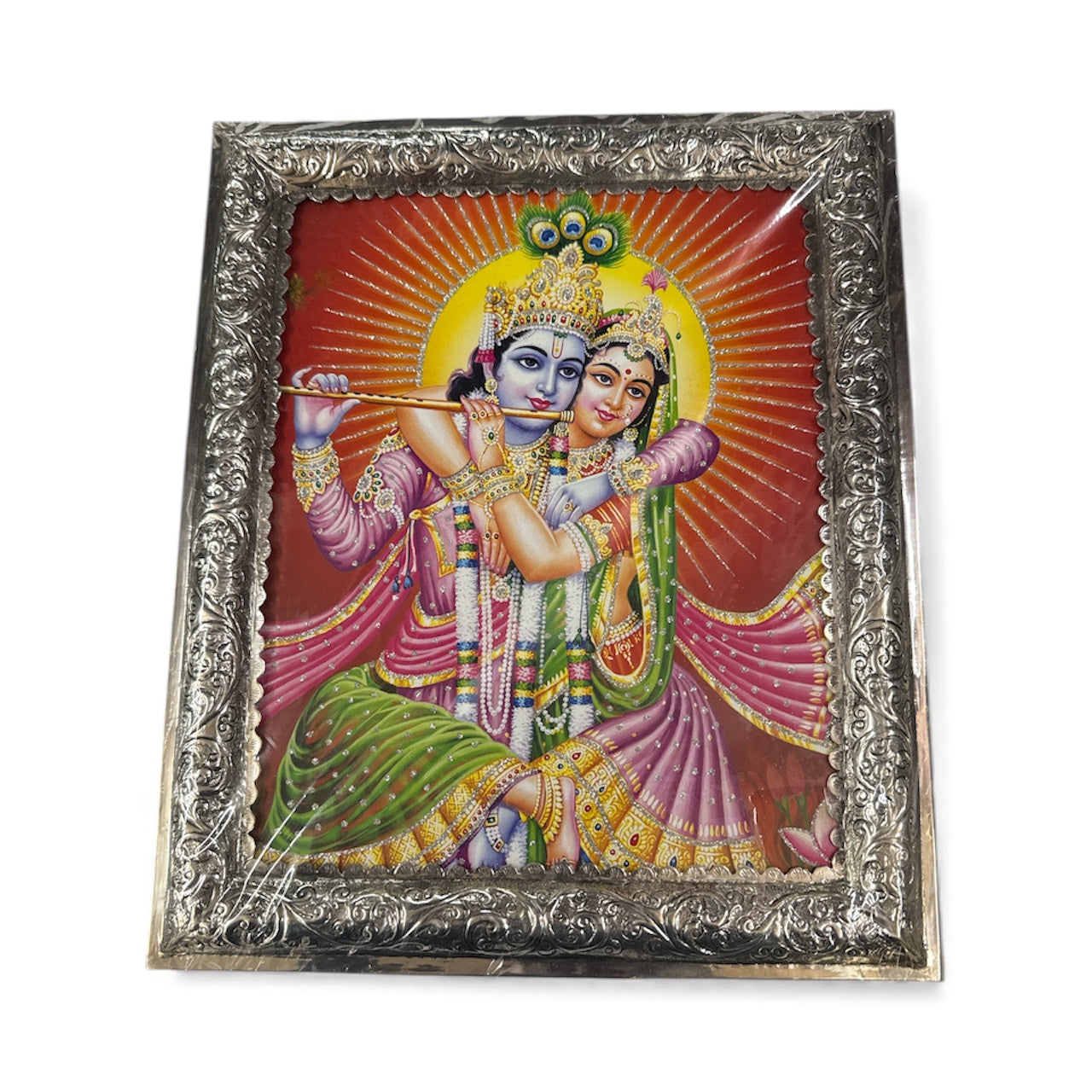 Premium Ornate Silver Photo Frame – 10×8 Inch (266g) | Heavy Luxury Decorative Frame for Home & Gifting