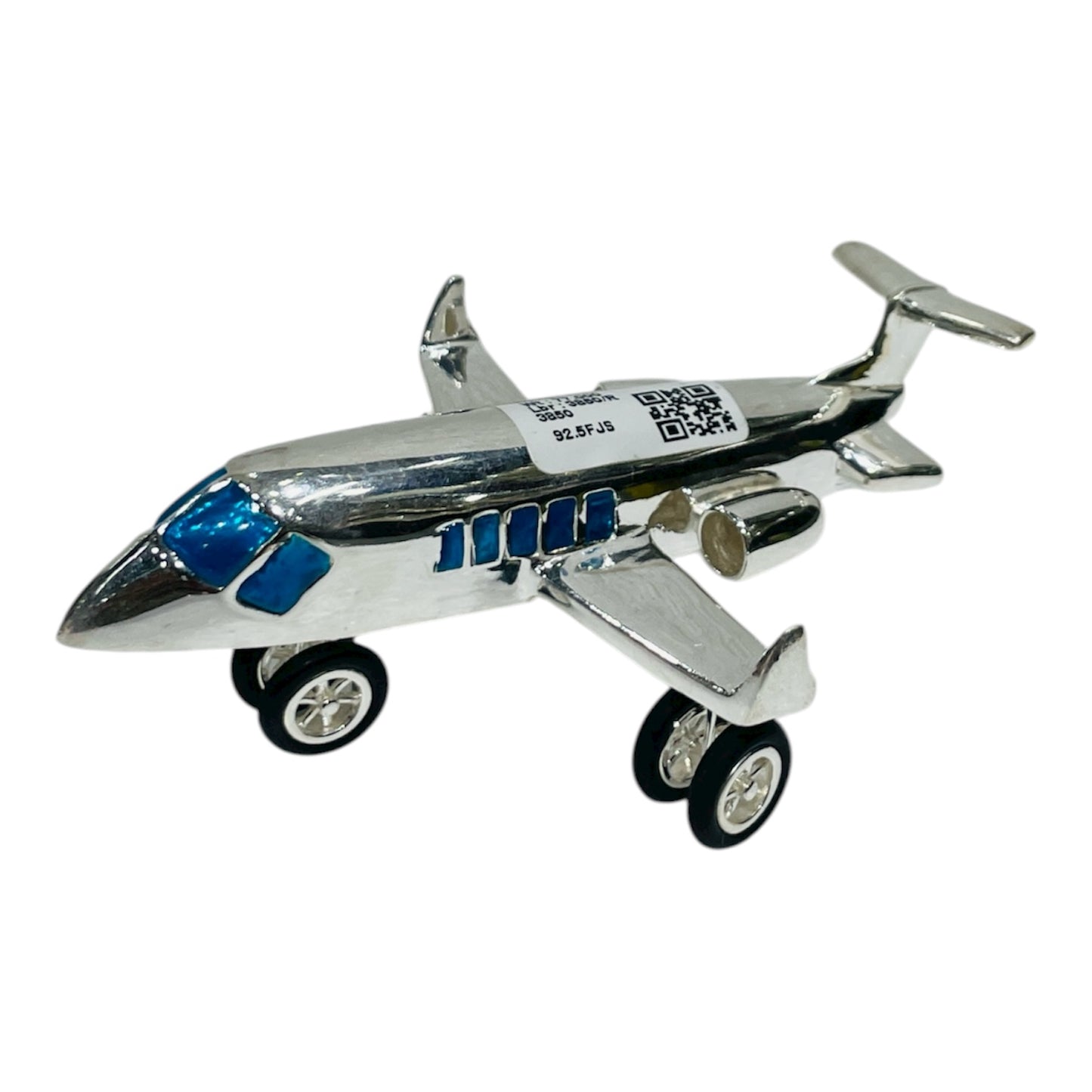 Pure Silver Aeroplane Miniature