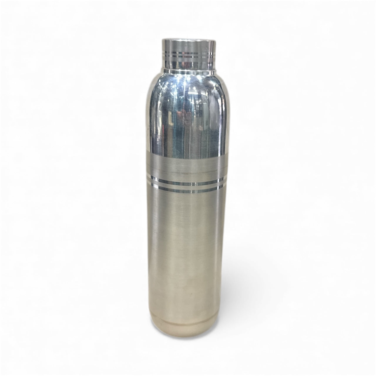 Pure Silver Bottle – Handcrafted 92.5 Sterling Silver Water Bottle (Premium Long Design, 10 Inch)