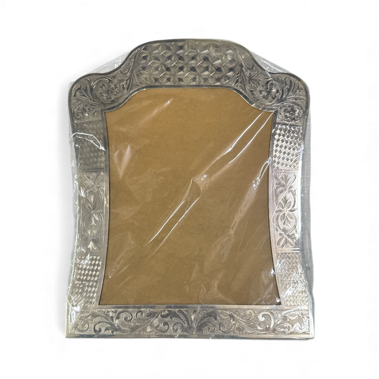 Premium Embossed Silver Photo Frame – 10×7 Inch (353g) | Designer Heavy Luxury Frame for Home Décor & Gifting