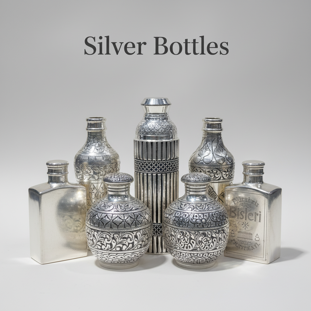 use normal bottles as used in this site as well as nakshi bottle